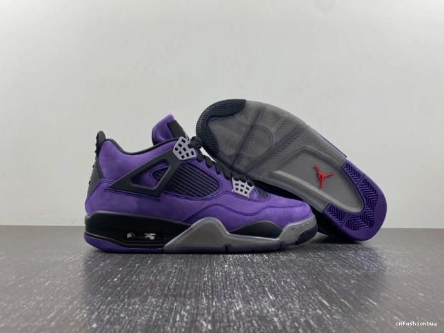 Travis Scott x Jordan Suede Purple 4 Air 0919